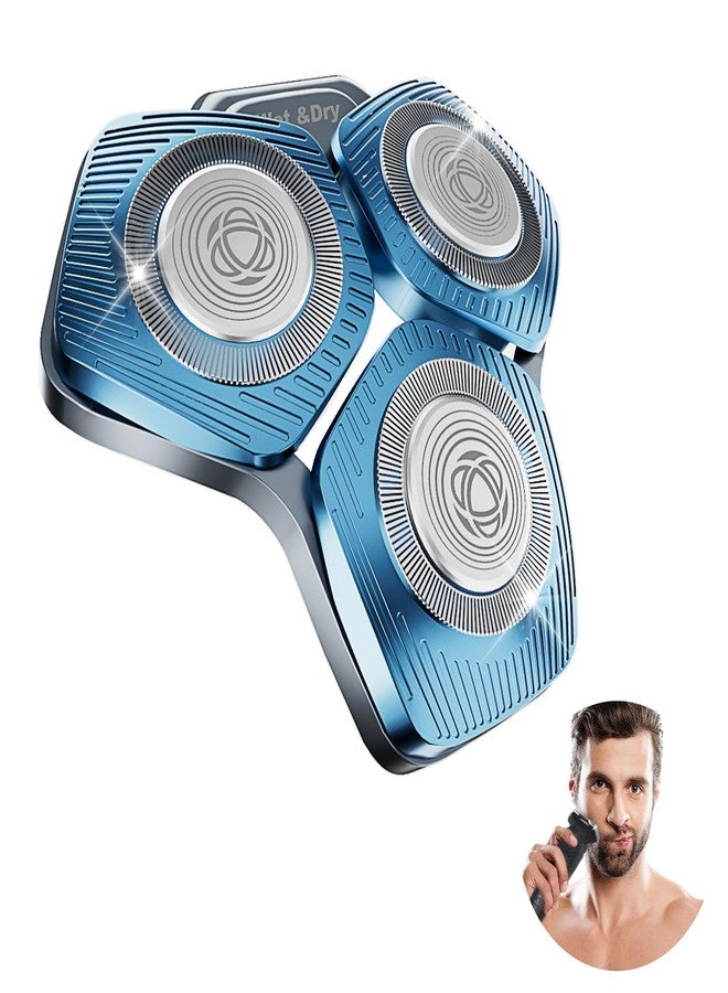 COSYONALL SH71/50 Shaving Heads Compatible with Phili*s Shavers Series S5000 (S5XXX),S7000 (S7XXX) for SH60/70 and SH70/70 (Blue) - Image 1